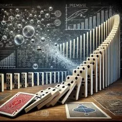 paradoxe du chateau de cartes illustré